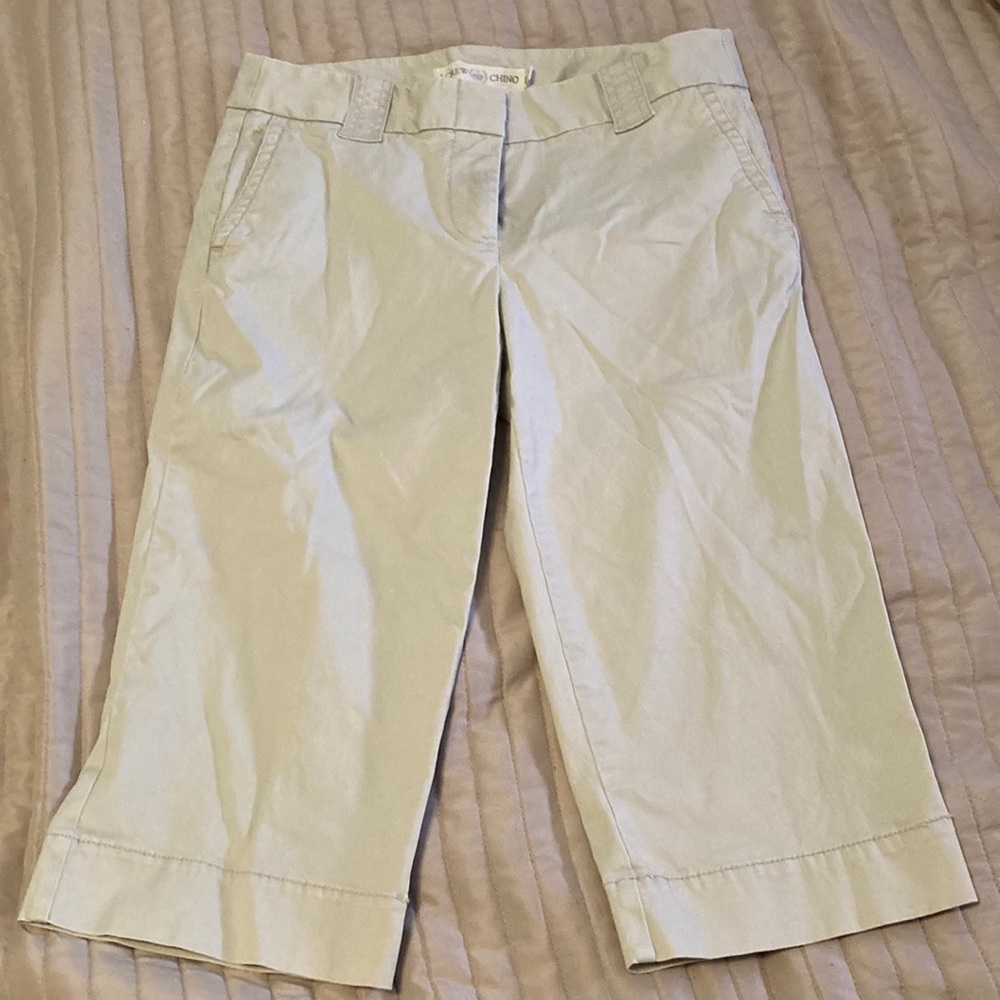 J. Crew Chino Capri Pants